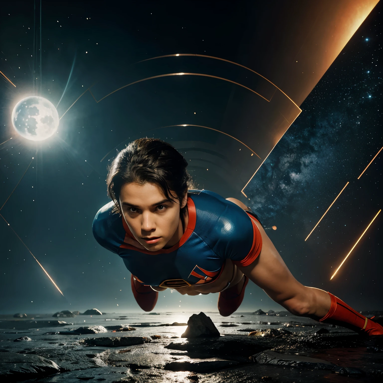Create a comic book that tells the story of the discovery of the atom and its importance for evolution