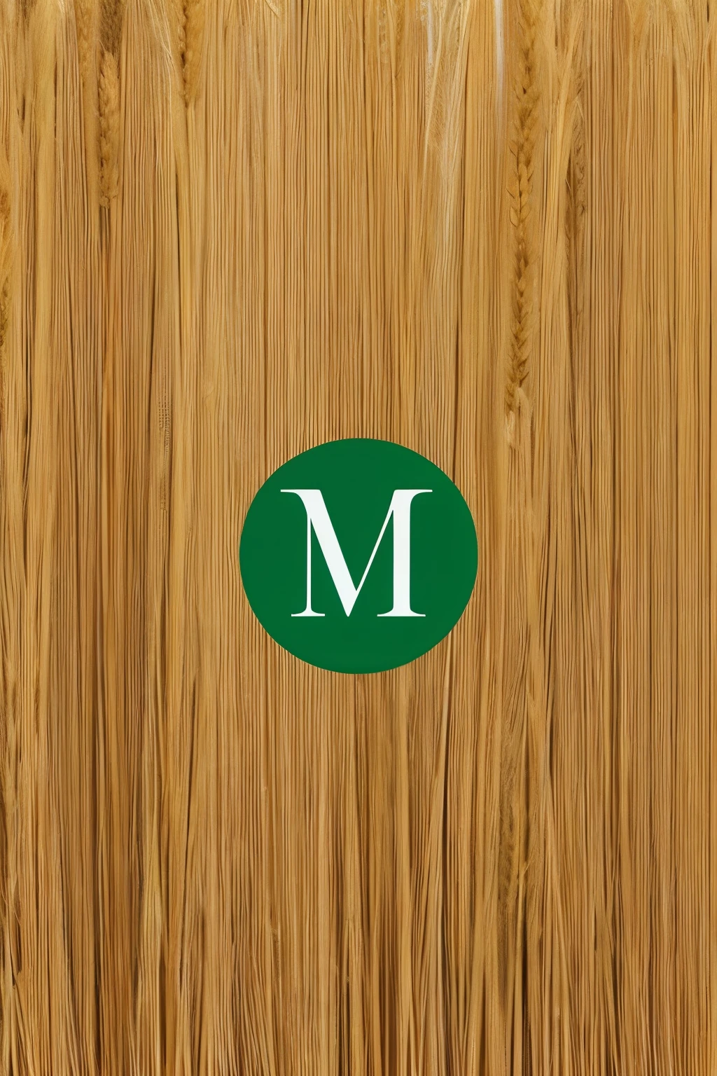 Minimalist flat logo design: three letters H-M-J arranged in a modern and sleek way, interconnected by gentle curves to create a harmonious flow. At the bottom of the letters, a stylized wheat stalk emerges, symbolizing agricultural production. The colors are limited to shades of green and brown, evoking a natural and earthy feel. The wheat stalk's lines are thin yet distinct, adding to the overall clean and simple design. HMJ represents the company name, while the wheat stalk pays homage to the business's agricultural focus.