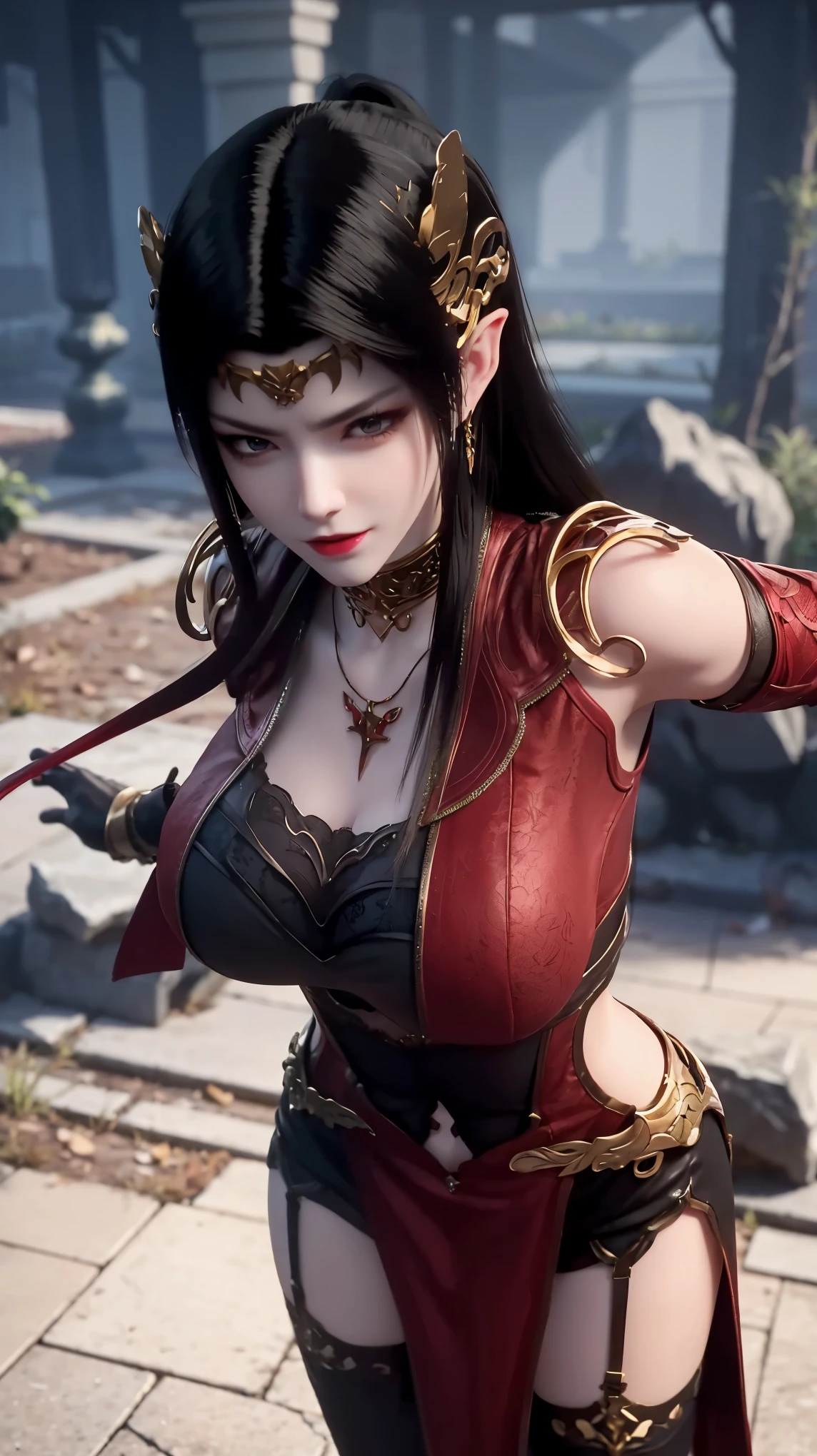 Walnut,vampire,assassin,charming,Mature,Sexy,thin,Qi bangs,long hair,Antenna bangs,double tail,高double tail,Bangs cover one eye,frightened,angry,Smile,blush,red nose,drunk,eyes straight,exquisite eyes,red lips,perfect face,Cross your arms across your chest,暗Black皮肤,dynamic poses,fighting stance,near,school swimsuit,damaged clothing,Cloak,leather skirt,Black,,Spandex gloss,Laser reflective material,Detail background,气泡angry,bubble blush,heart-shaped,notes,Q version,official art,lifelike,movie angle,Dynamic angle,Horizontal viewing angle,depth of field,movie lighting,colorful,PBR rendering+UE pull,32k,High resolution,high quality,beautiful wallpaper,