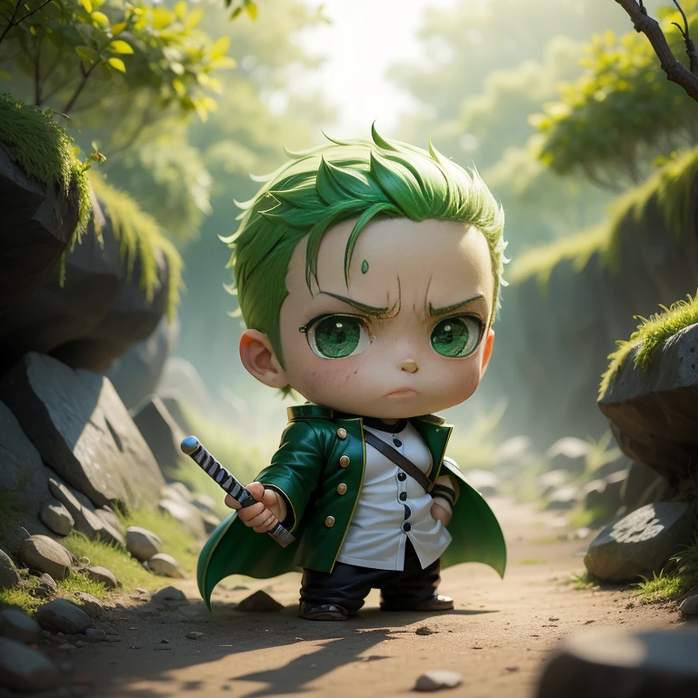 Roronoa Zoro, chibi one piece,Awakening,aura