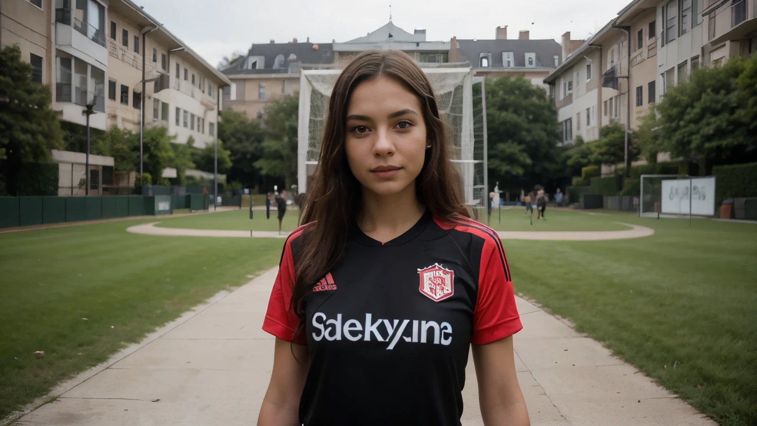 ((best quality)), ((Masterpiece)), (soccer kits), perfect face