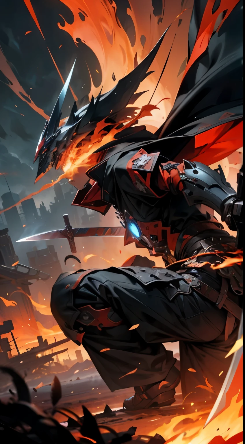 on the red wilderness,Countless tombstones of ownerless swords stand,Huge gears intertwined in the distance,Flames leap on the horizon。Unlimited sword system