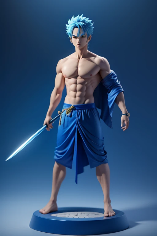 Roronoa Zoro, chibi one piece,Blue Costume、lapis lazuli blue awakening Unleash your true potential,lapis lazuli blue aura,lapis lazuli blue swordRoronoa Zoro, chibi one piece,Blue Costume、lapis lazuli blue awakening Unleash your true potential,lapis lazuli blue aura,lapis lazuli blue Japanese sword