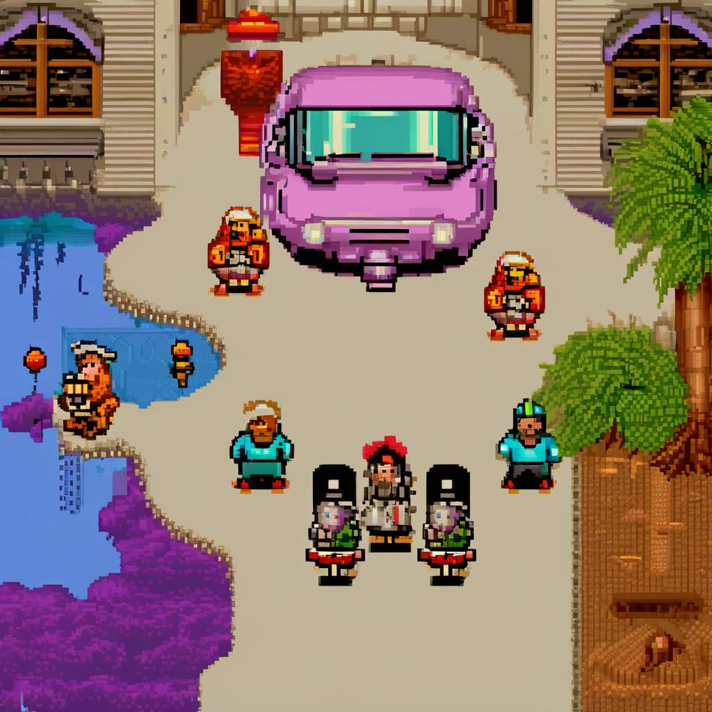 dosvga style, (a retro game),pixel art,8-bit (video game:1.1),vibrant colors,arcade style,classic characters,playful and nostalgic atmosphere,retro gaming consoles and controllers,detailed design of game sprites,impressive game effects,retro sound effects,a mix of platformer and shooter games,side-scrolling gameplay,high score challenge,retro-themed backgrounds and levels,classic power-ups and obstacles,fast-paced gameplay,engaging storyline with twists and turns,hidden levels and secrets,triumphant music upon winning a level,retro game cover art style,vintage gaming experience,perfect balance of difficulty,nostalgic tear-inducing moments,immersive gameplay experience,enjoyable gameplay mechanics,captivating pixelated landscapes,retro game fan-art game development process,retro gaming community,A.I. generated retro game aesthetics,pixel-perfect animations.