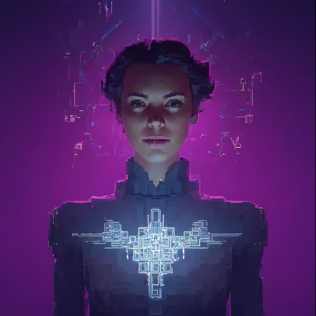 top down video game level design, aerial shot, pixel art, retro game cover art, full body portrait, symmetrical shoulders, symmetrical face, beautiful, elegant, volumetric lighting, subsurface scattering, ray tracing, vivid colors, trending on artstation, by jordan grimmer, art greg rutkowski