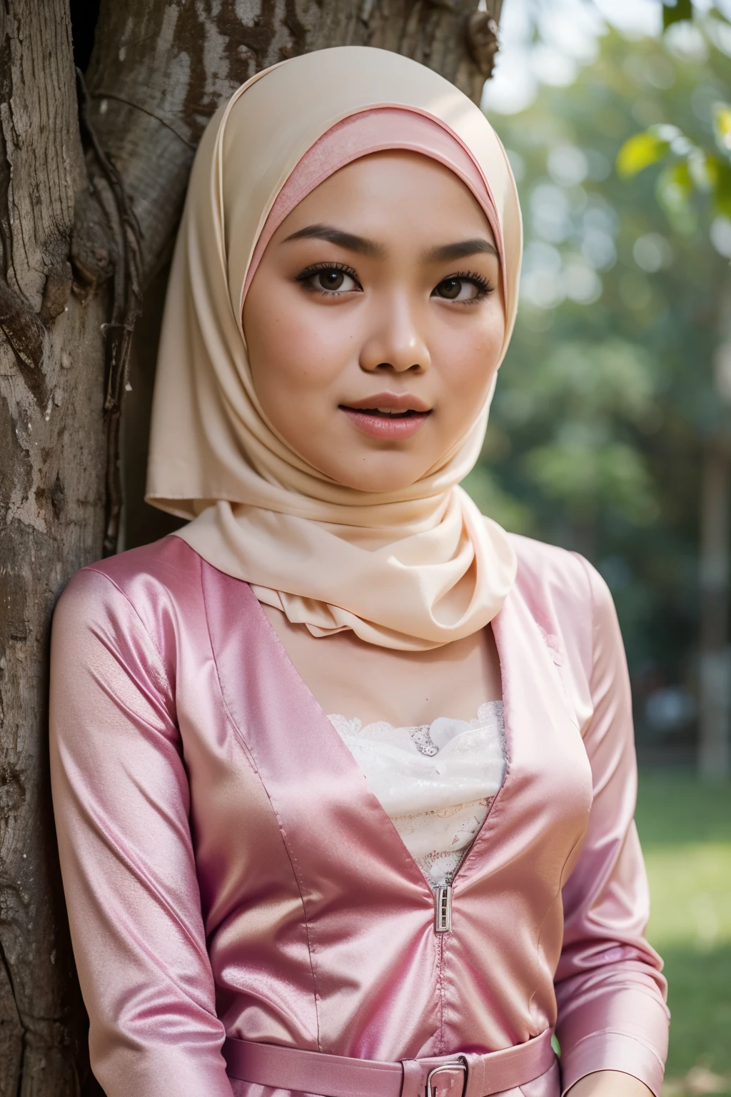 ((Flat Chest)), Naked, Angry pose, Angry face, (((HIJAB MALAY GIRL))), masutepiece, High quality, UHD 45K, Realistic face, Realistic skin feeling , A Japanese Lady, 8 years old, , Very cute and baby-like face, (((FLAT CHEST))), (MATRIX WORLD), ((look In front at the camera and SADNESS)), ((())), (((CUTE GIRL))), ((RED PASTEL LIPS)), ((SATIN LACE)), ((CHUBBY)), ((UNDRESS)). Brown, Flat Chest, Wearing G-String. sitting on the branch of a rambutan tree