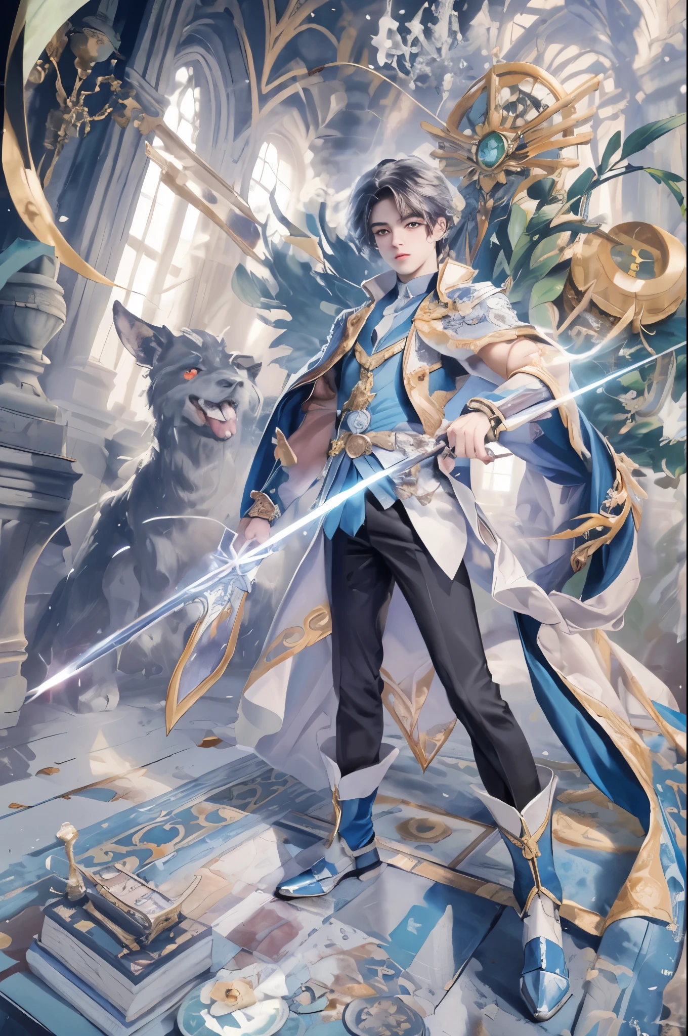 (masterpiece:1.3), (best quality:1.3) 8k details , 4k scenery, ultra detailed face, absurdres, perfect face, red eyes, handsome young boy, teen boy, realistic hair, black clothes , peridot