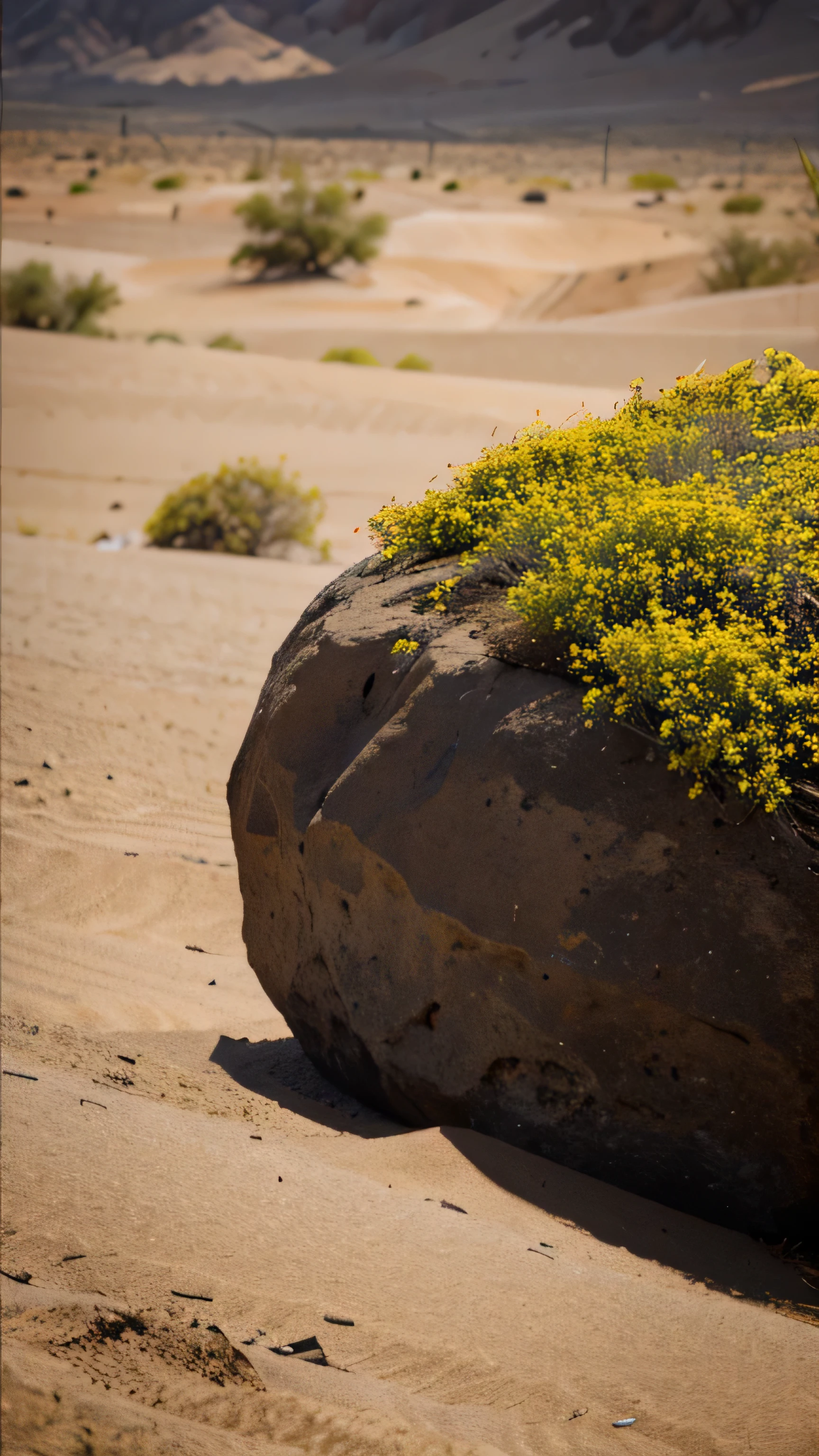 desert, lot of flower, 8k, high quality, close up 
