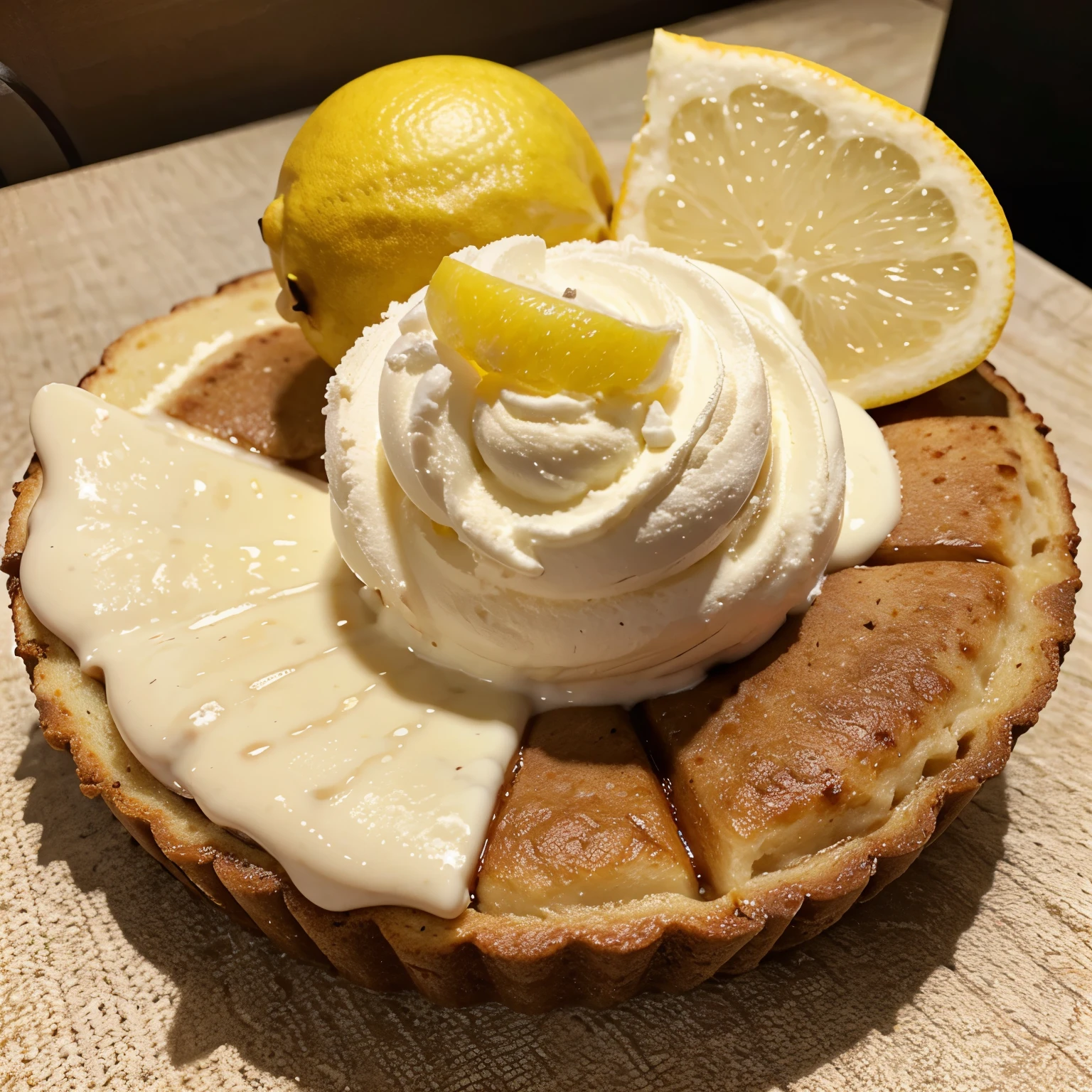 4 image of ice cream with lemon