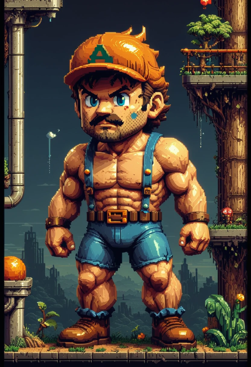 Retro Game, 8-bit pixel art, retro-style characters, (masterpiece, best quality, perfect composition, very aesthetic, absurdres, ultra-detailed, intricate details, Professional, official art, Representative work:1.3)