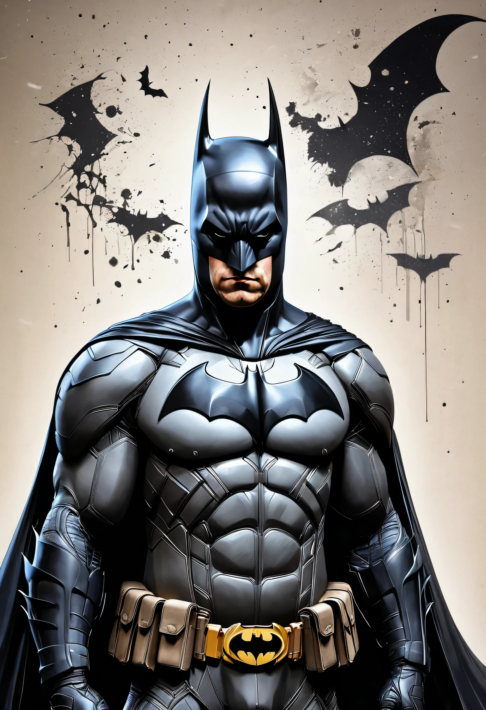Beautifully drawn, high quality, masterpiece, Batman