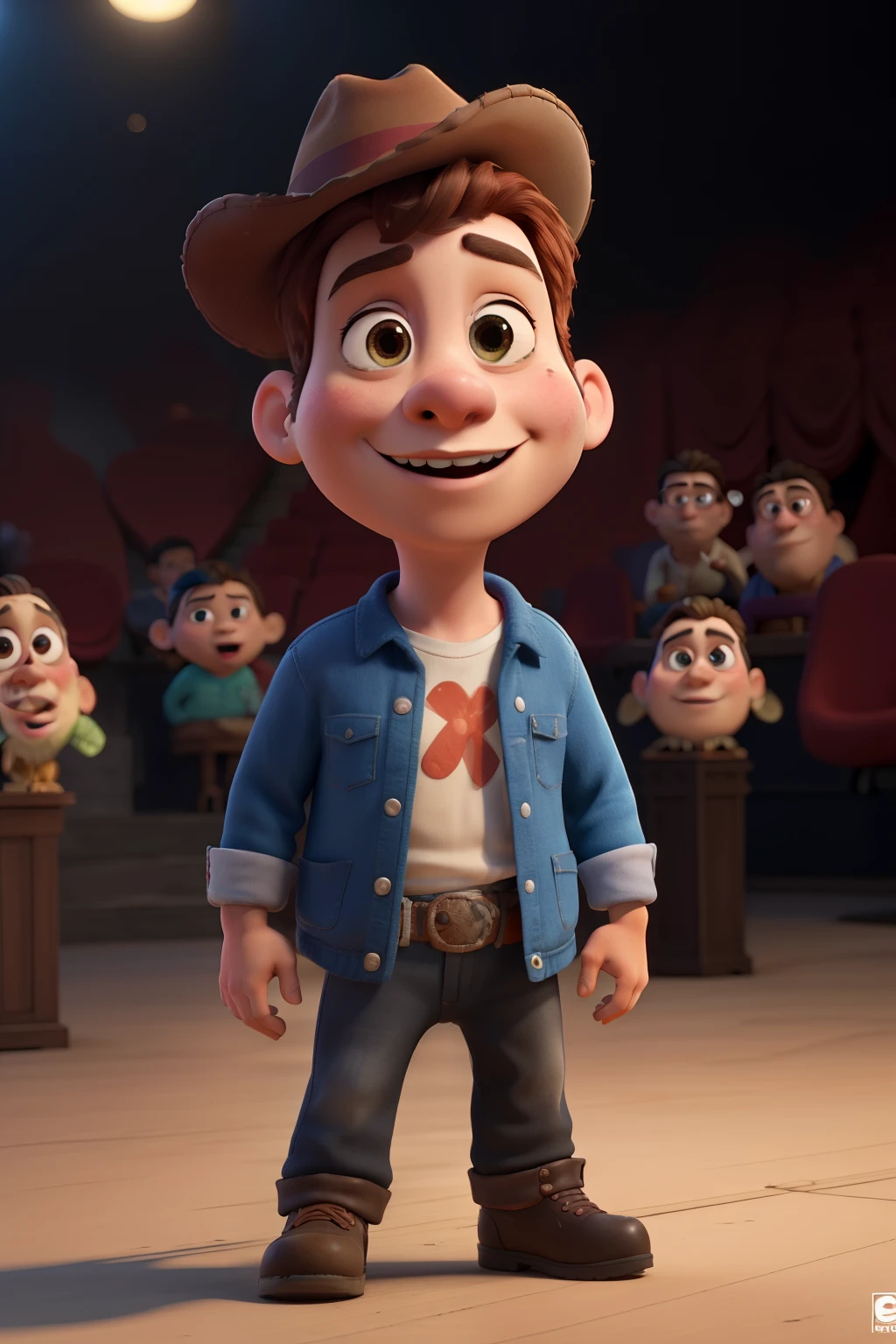Personagem 2D, Tio Patinhas segurando sua cartola, money comes out of the hat in dollar bills, (Palco de Teatro) (film composition), (Estilo Pixar:1.2), (CGI animation: 1.2), (Disney: 1.2), (desenho animado: 0.2), (Melhor qualidade, obra de arte, 4K, ultra detalhado, sharp focus, 8k, High definition:1.2), (por Danny Mac 3D, por Follygon), (obra de arte: 1.2), absurdos
