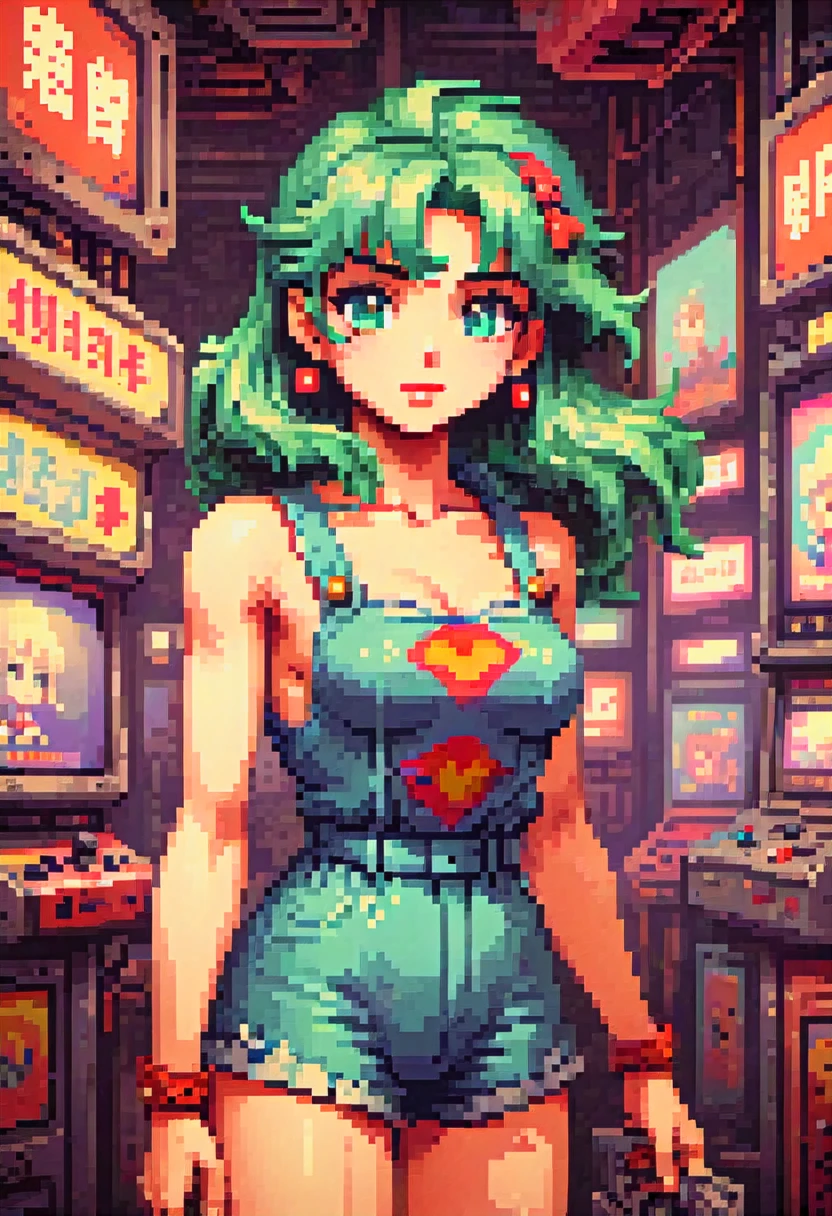 Retro Game, retro-style characters, (masterpiece, best quality, perfect composition, very aesthetic, absurdres, ultra-detailed, intricate details, Professional, official art, Representative work:1.3)