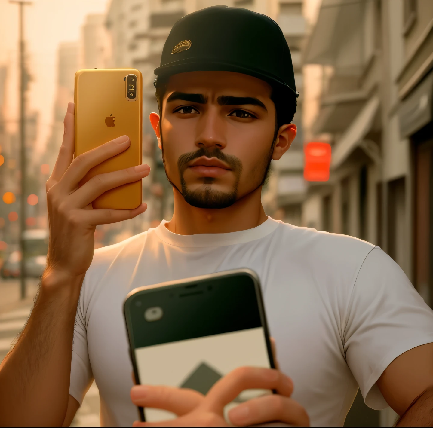 homem arafiado sentado em uma cadeira tirando uma selfie com seu telefone vermelho, imagem de qualidade muito baixa, portait photo imagem de perfilture, Fotografia selfie 8k, Riyad Cassiem, Khyzyl Saleem, imagem de perfil,  imagem de perfilture, foto de baixa qualidade, aykut aydogdu, foto de baixa qualidadegraph, I agree with you, emad mostaque