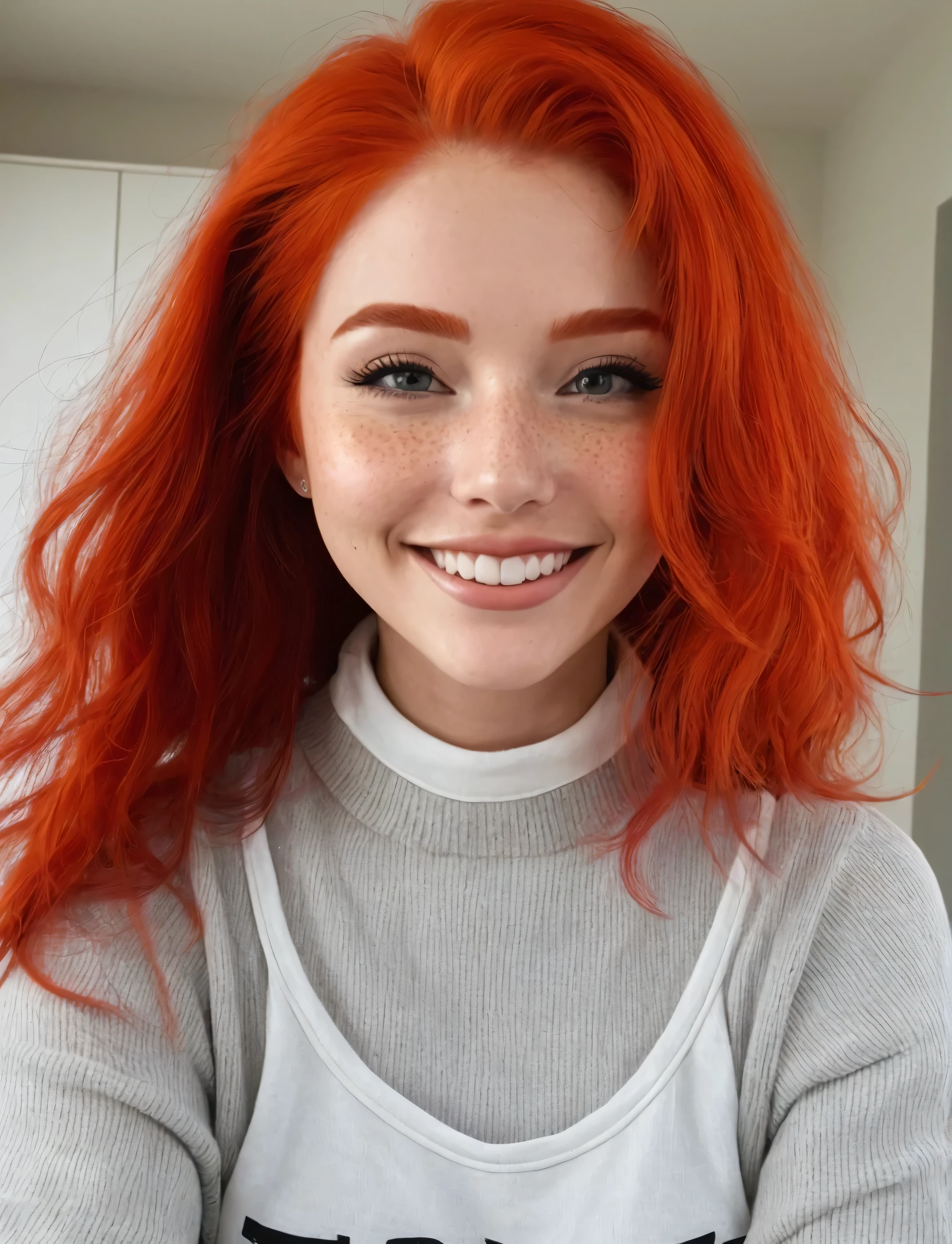Realistic , hair laying down long