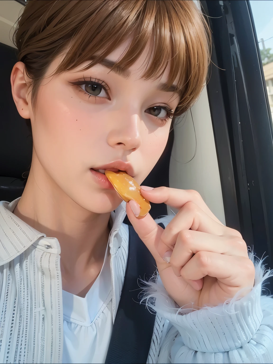 flequillo honey browm, fringe, beautiful bangs honey browm, beautiful bangs, honey brown