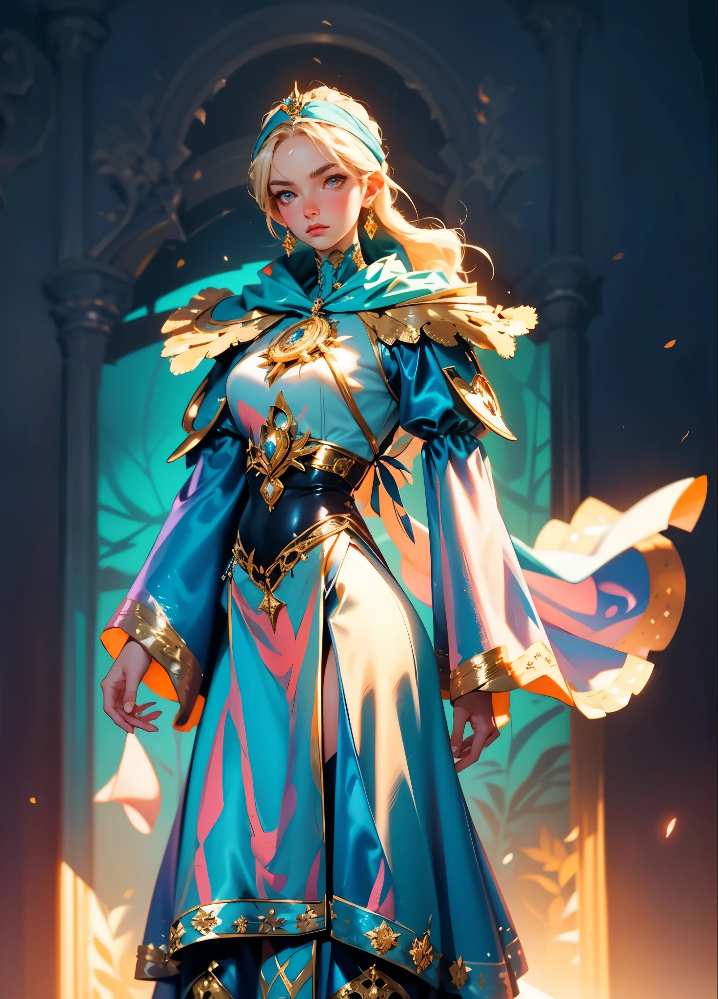 (best qualtiy) (Best light and shadow) Colorful god maiden costumes are gorgeous --auto