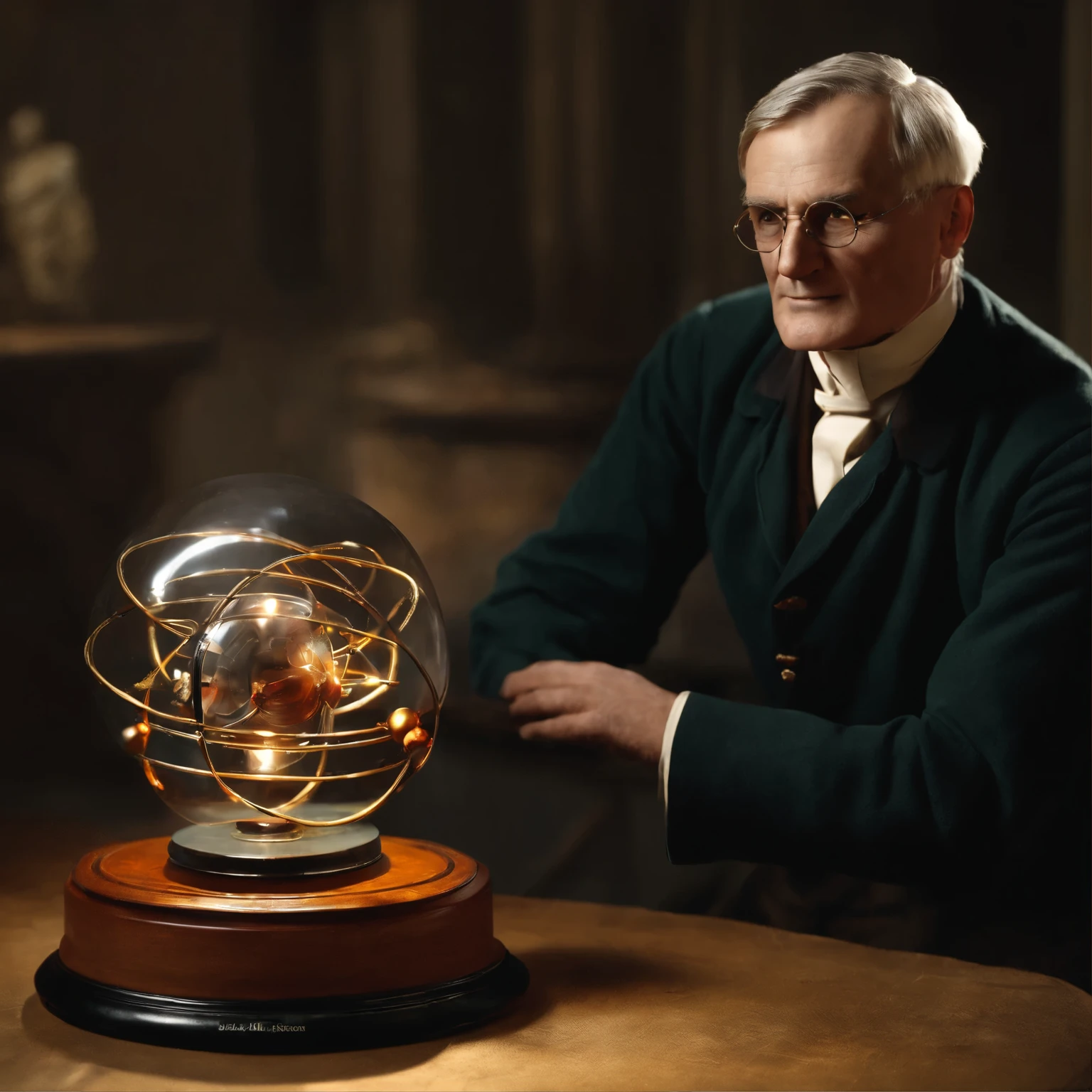 John Dalton and his atomic model