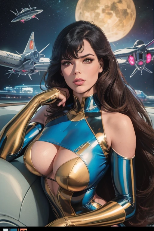 uma obra-prima, Melhor qualidade, woman wearing a militar camouflage LEOTARD,rabbit ears tiara,fake eyelashes,fleshy lips,looking to observer, little smile,tan pantyhose,SCENARIO florish florest background