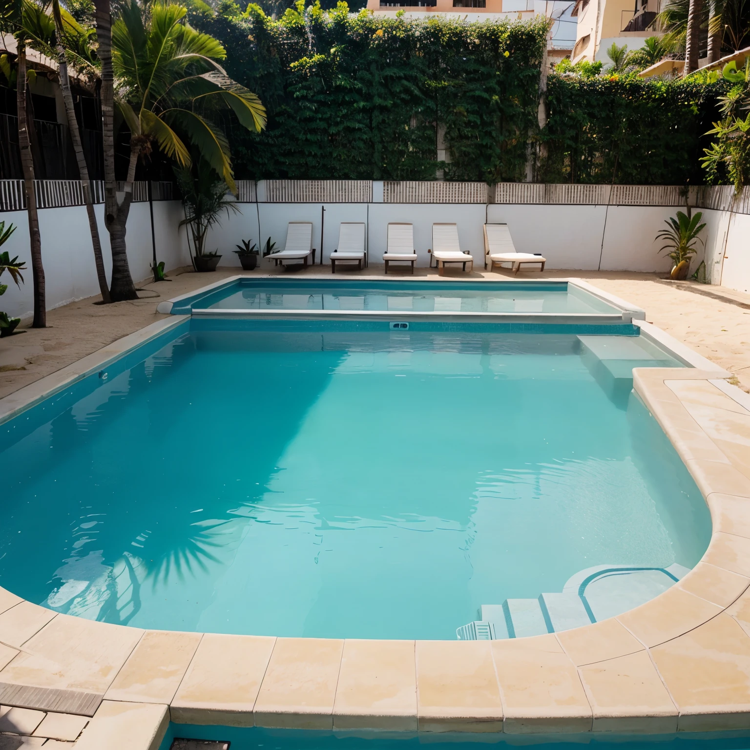 Piscina na praia