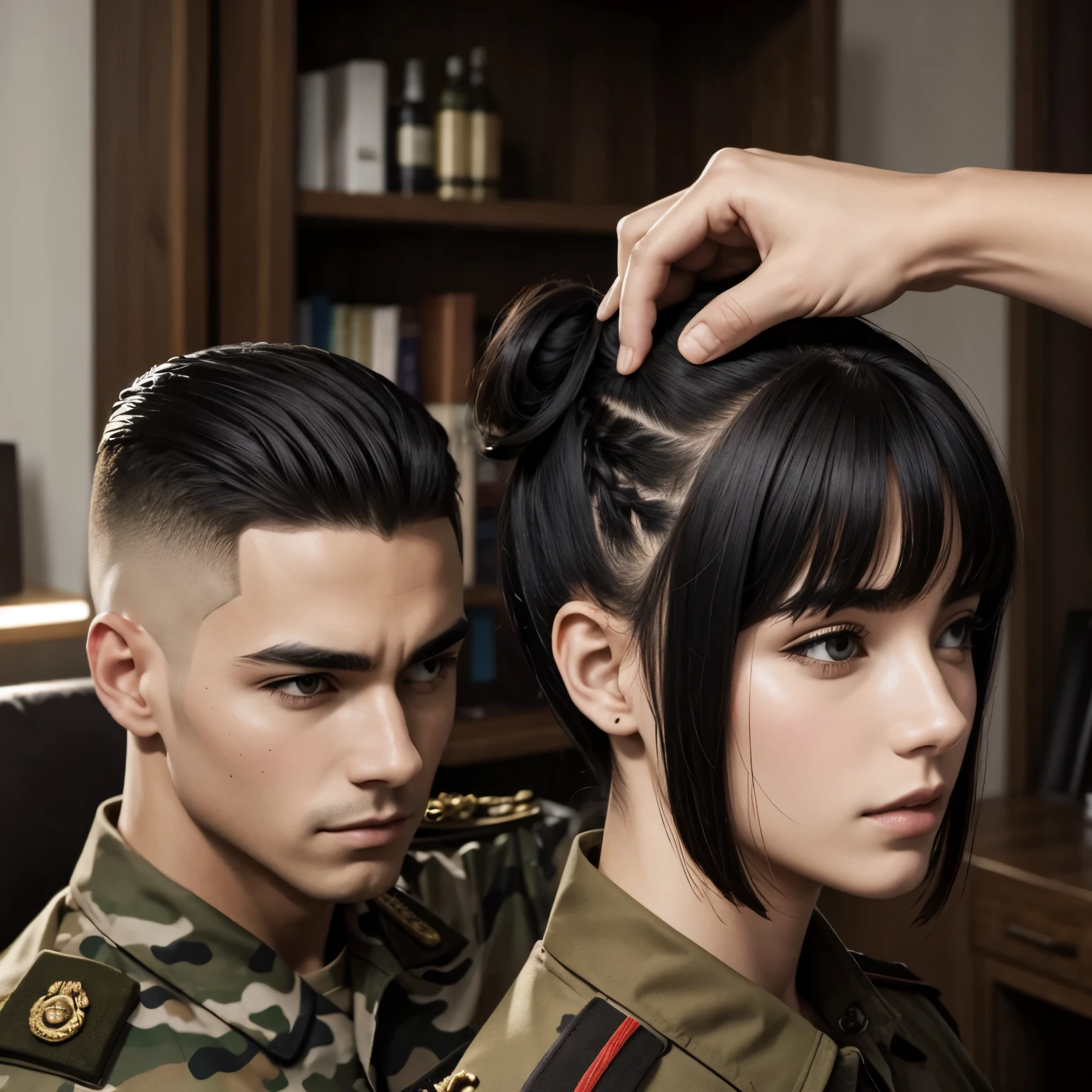 Corte de cabelo militar