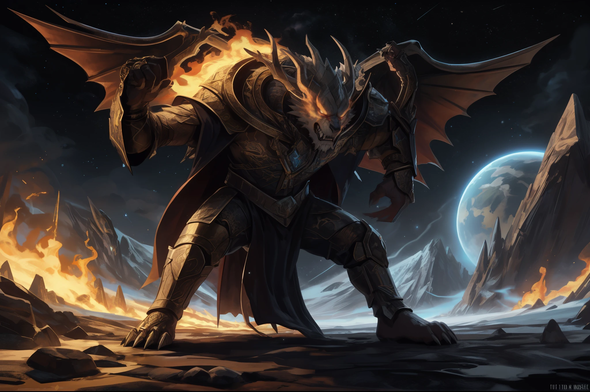 (((Barefoot furry character, full body, cinematic setting, male)))
Sanctus Dominus
Infernus ad astra
Across the galaxy a new force of evil is rising
Wizards of chaos fighting the throne of brave king of Dundee
Entwined by mystic spells, they know where the sorcerer hidden
Imprisoned in ice on the planet of Knights
The powerful heroes of Crail
Aeons of warfare returning
No longer peace will survive
The intergalactic great Empire of Fife will die
For the king we will ride
Through the dark galactic skies
To defeat the foes
When the chaos wizards rise
Now the universe will burn
Evil sorcerer returns
Tragic fate rages tonight
Chaos wizards rise!
Sanctus Dominus
Infernus ad astra
BREAK, detailed background (modern lab), 8K, (masterpiece:1.5), intricate details, highly detailed, extreme detail, octane render, fine art, best quality, highres, (detailed face:1.5), ((full_body)), UHD, (((perfect hands)))