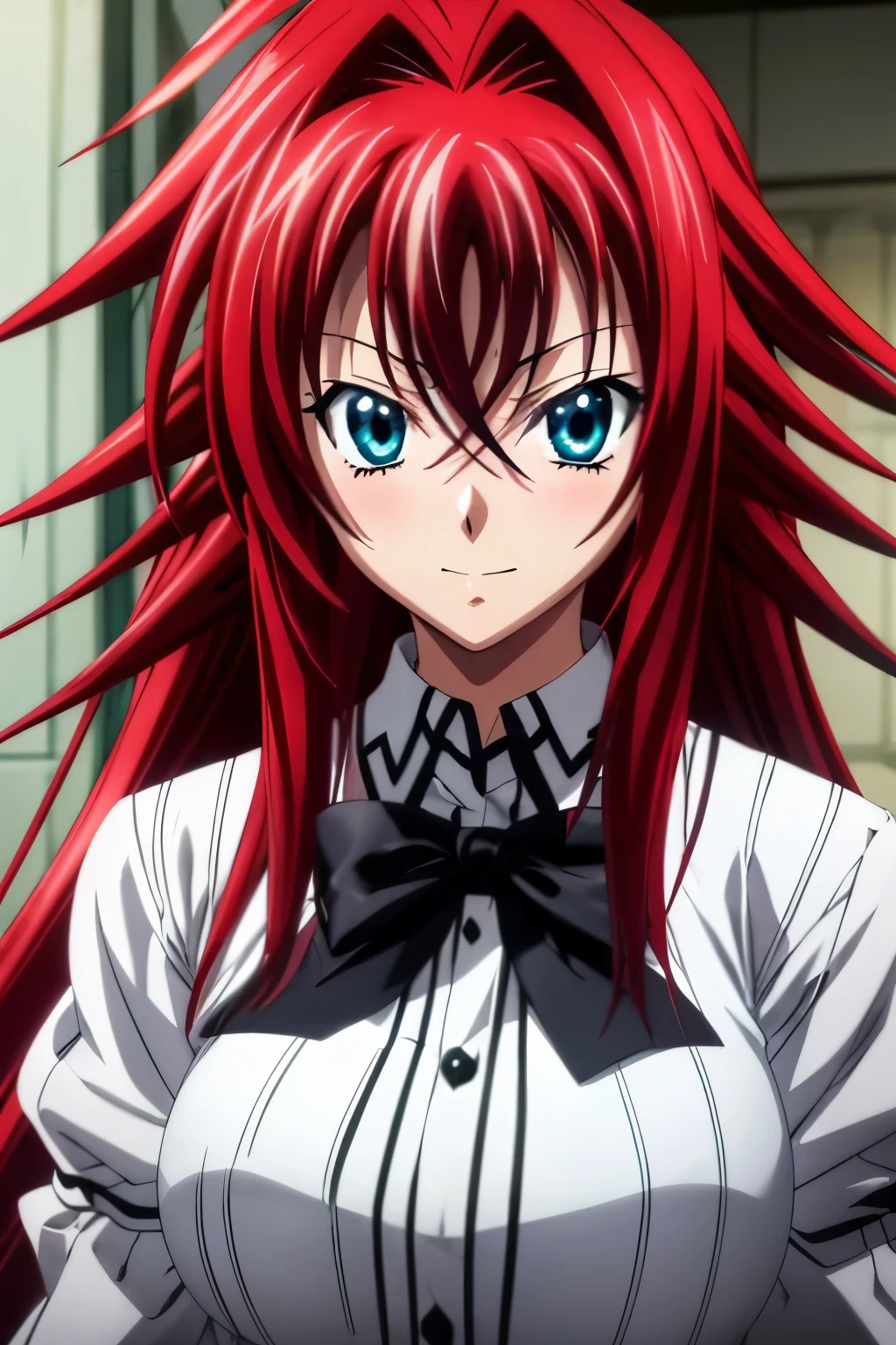 Rias Gremory, 14 year old girl, cabello negro, ojos cafes,
