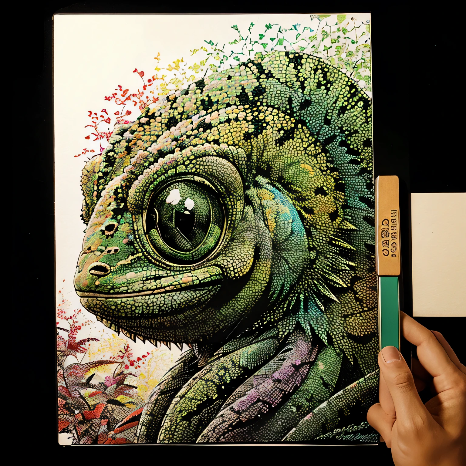 colorblind chameleon style draw