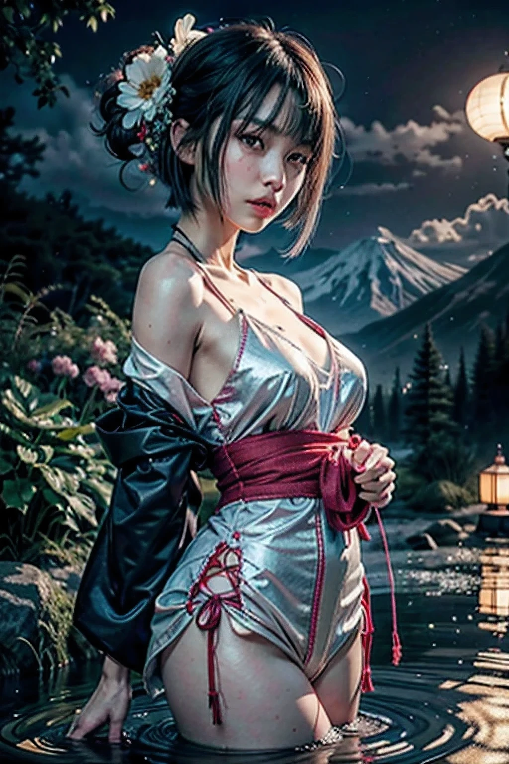 japanese girl, , skinny body, flat chest, gray bob cut, extremely ultra detailed face, extremely ultra real skin, extremely ultra detailed eyes, (masterpiece, best quality:1.2), octane rendering, (8k, uhd, ultra high res), extremely ultra detailed real texture, professional lighting, (realistic:1.3), (RAW photo:1.2), (photorealistic:1.5)