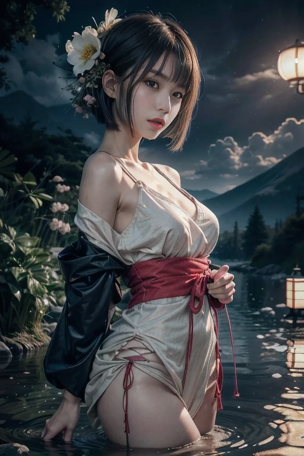 japanese girl, , skinny body, flat chest, gray bob cut, extremely ultra detailed face, extremely ultra real skin, extremely ultra detailed eyes, (masterpiece, best quality:1.2), octane rendering, (8k, uhd, ultra high res), extremely ultra detailed real texture, professional lighting, (realistic:1.3), (RAW photo:1.2), (photorealistic:1.5)