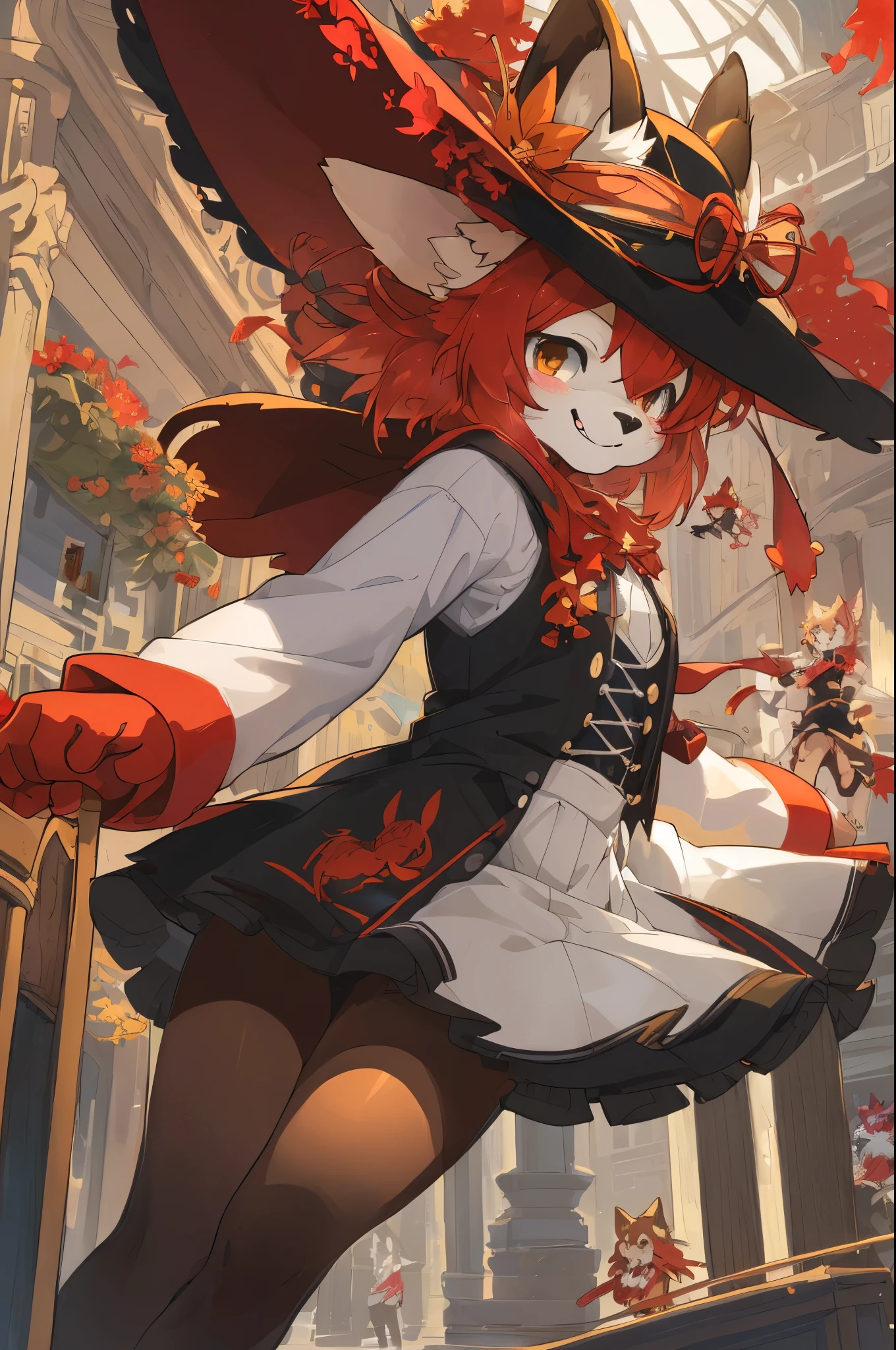 (furry art, uploaded on e621:1.4)cover_page, highres, top quality, best quality, paid reward available, High-quality illustrations, unparalleled masterpiece, perfect artwork, absurdres, super high resolution, detailed background, red spider lilies, 6+boys, 6+girls, Happy, joyful(Photos of solo travelers)(kemono, furry anthro),