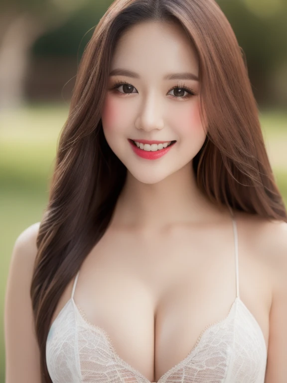 (realistic、masterpiece、Best Quality、8K、highres、high resolution:1.3)、1 girl、smile, Huge breasts、white bikini、pale white skin、looking at viewers、super fine face and eyes、long hair、indoor、 upper body、