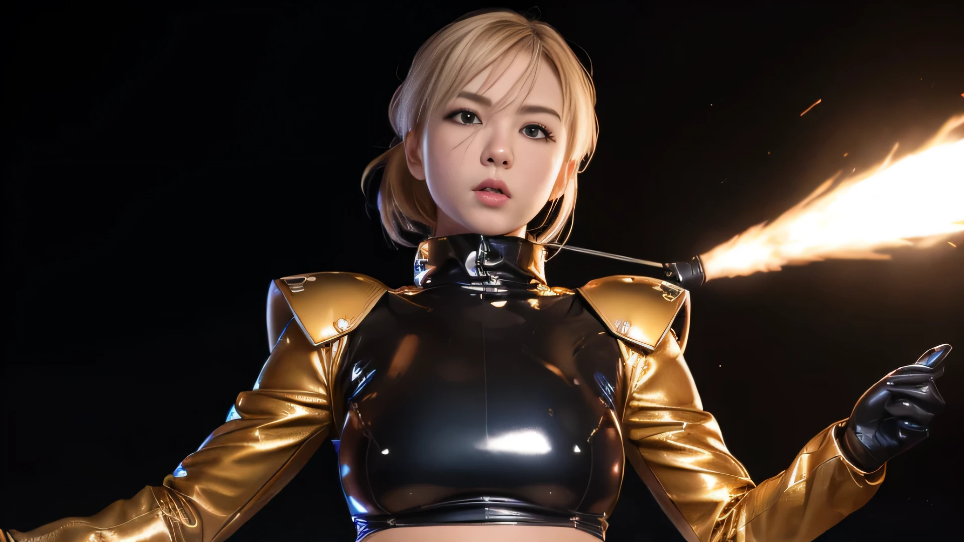 (8K, ultras_expensive, table top, Highest_quality, Immersive detail CG, real details_face),(ultras_realistic, photograph_realistic, Super realistic), (14 years,Japanese), (Complex_。.。.3D_give_be familiar with, born_photograph),(beautiful_be familiar with_light),ultras_color,NSFW, 1 girl,alone,blown hair,blown out eyes,covered , camel toe, (fine clothes),(Glossy tight latex pants),(compensate), Pretty face, face becomes red, [:(be familiar with face:1.2):0.2], shining eyes,beautiful composition,make the whole face blush, embarrassing,anger, face,,Sentai, dynamic angle , cowboy shot , focusing , close , ,perfect body,(Lie:1.3)