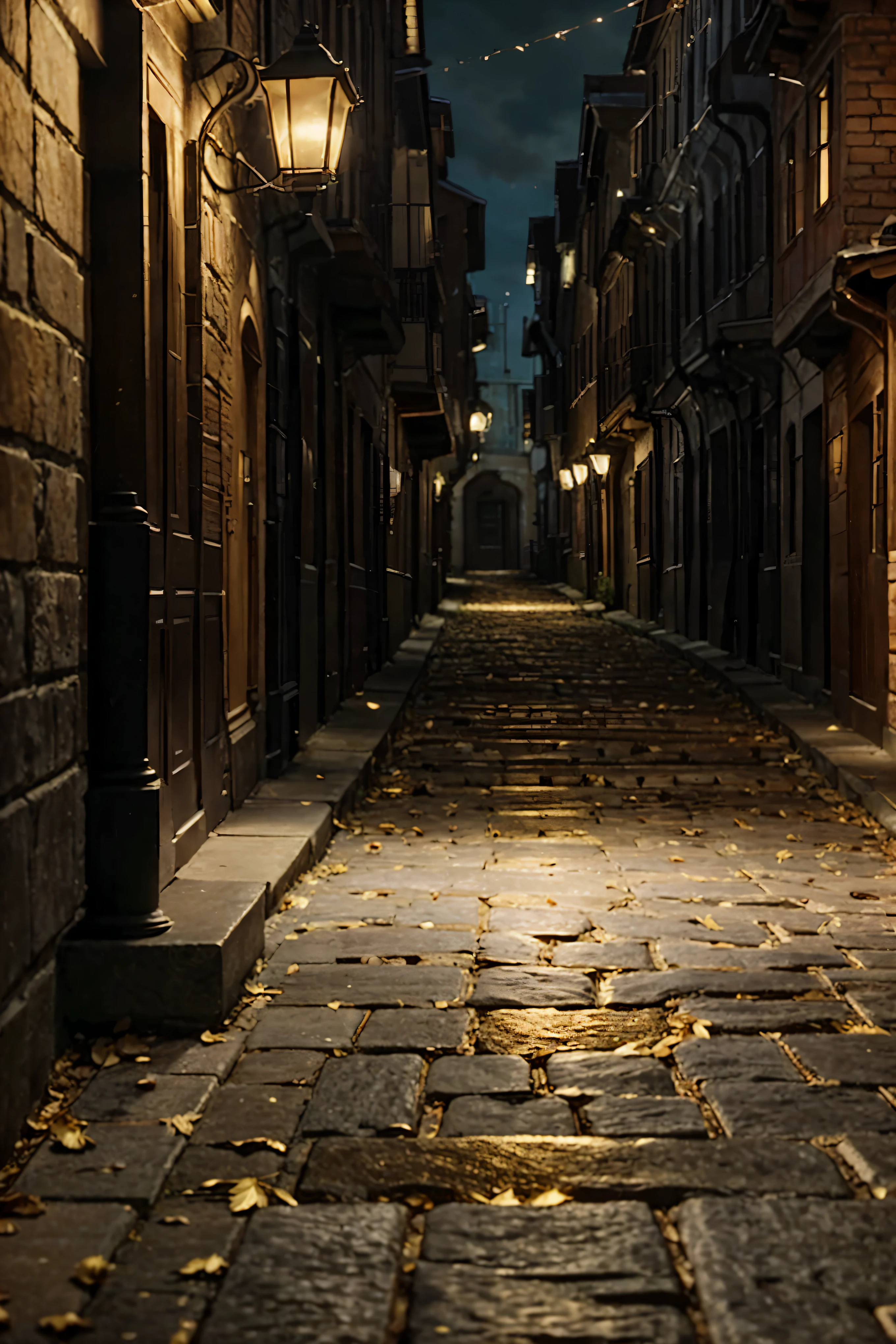 (Best quality, ultra detailed, Golden ratio, masterpiece:1.2), Theater lighting:0.7, Animated scene of the historic town of Salem, painstakingly recreated with stunning precision, Narrow cobbled streets, charming colonial era architecture, dark and mysterious atmosphere, (True historical accuracy: 1.2), (Highly detailed texture mapping: 0.5), Careful attention to every brick and window, (Atmospheric fog: 0.6), (dynamic lighting: 1.3), (realistic shadows), (Moving leaves), (subtle wind effects), Immersive 3D world, Exciting animation, capturing the essence of Salem's rich history., (Detailed character animation: