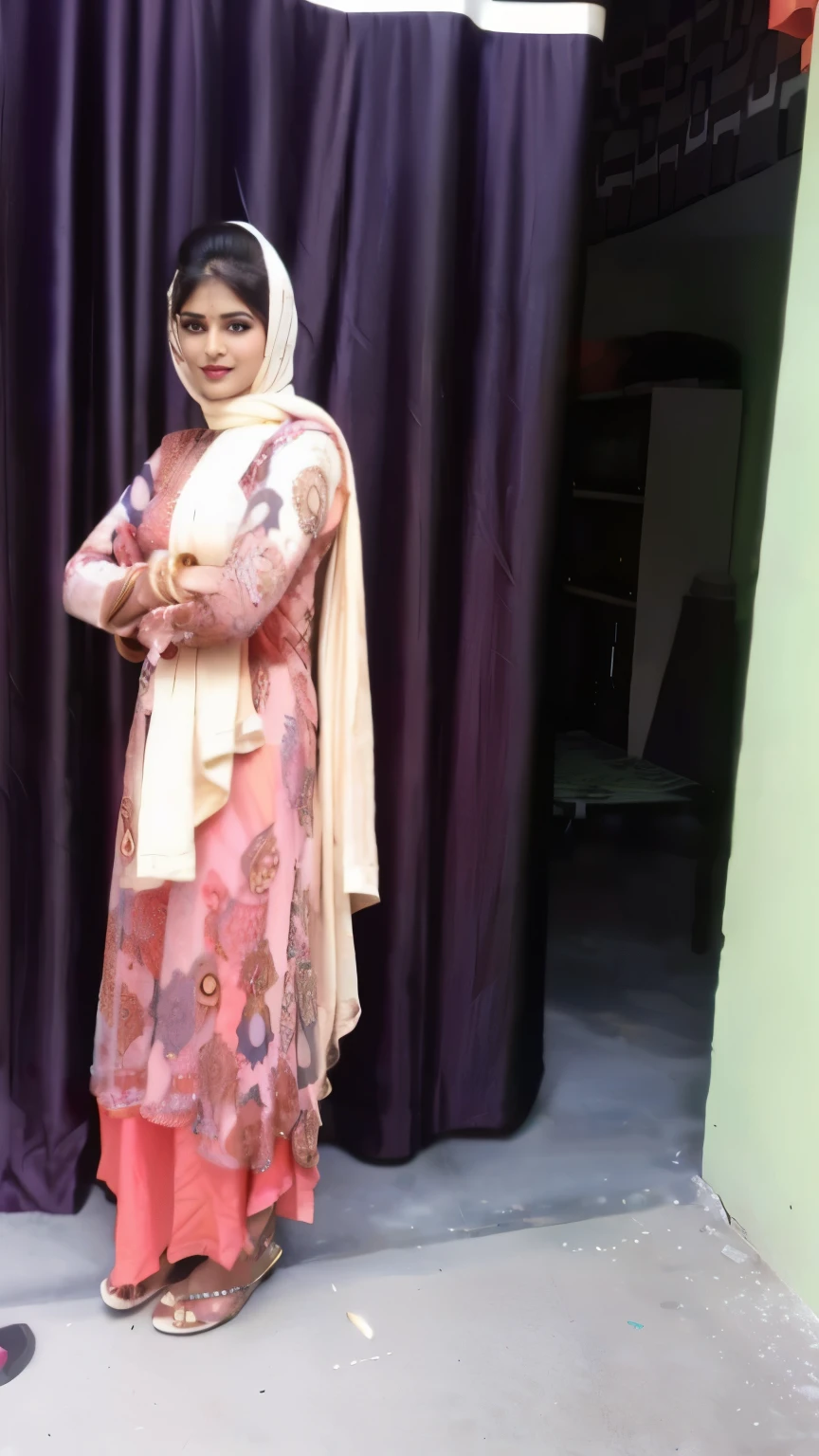 a woman in a sari posing for a picture, indian goddess, traditional beauty, indian, beautiful goddess, ornate cosplay, indian style, indian super model, beautiful maiden, gorgeous woman, south east asian with long, provocative indian, gorgeous beautiful woman, intricate outfit, hindu aesthetic, beautiful