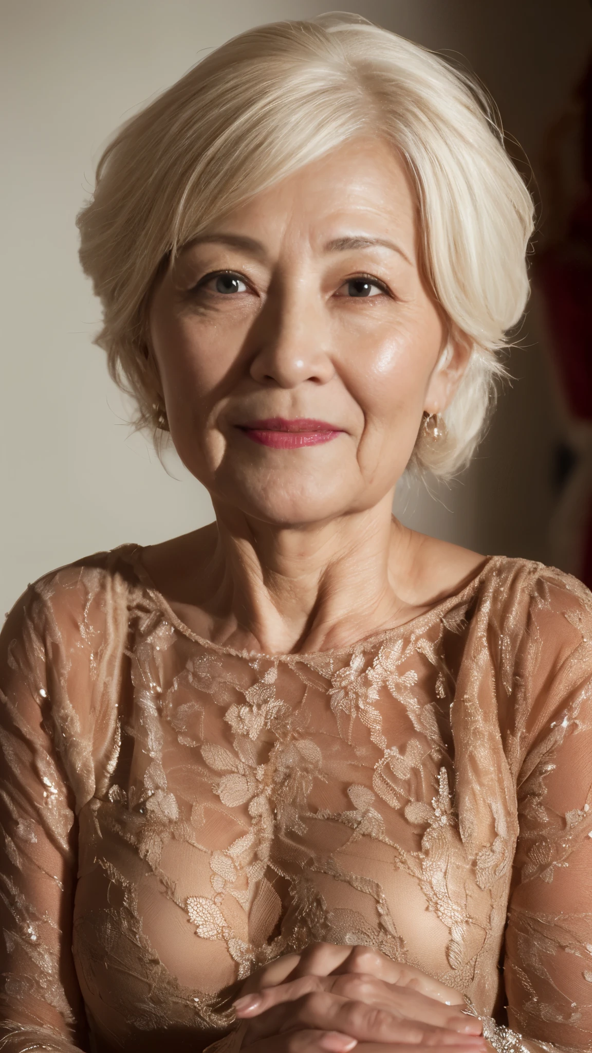 (((close up of face))):1.3, ((super high quality)):1.5, ((alone)):1.5((remove background)), ((super beautiful)), ((mature woman)):1.3, ((concentrated)), (in the spotlight), (((後期senior citizen))):1.3, adult videos, obscene, Vulgarity, describe the lips correctly, red lipstick, photorealistic, senior citizen,mature woman, flashy face, highest quality, super high quality, realistic, super dense skin, perfect body, (1 Japanese mature woman), (erotic), 120 years old, big breasts, Bewitching, Glamour, sexy, pure white skin, looking at the viewer,