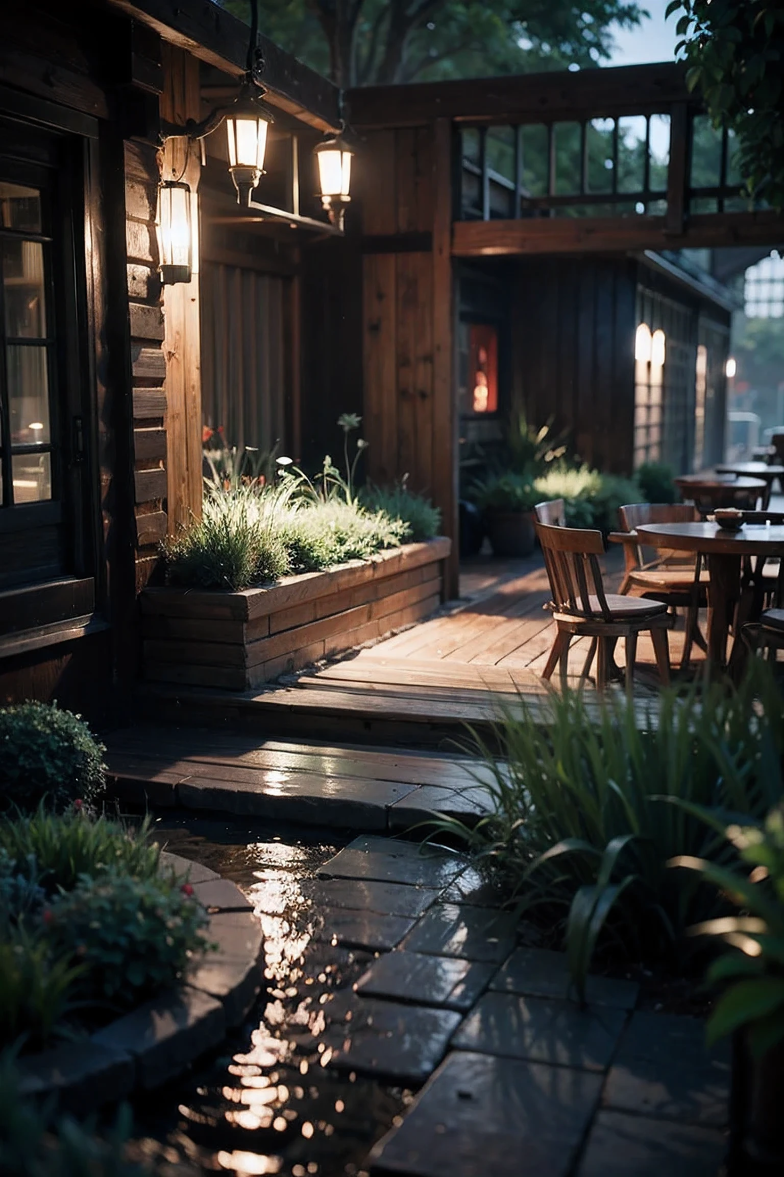 Beautiful Garden ,3d ,unreal engine , octane render