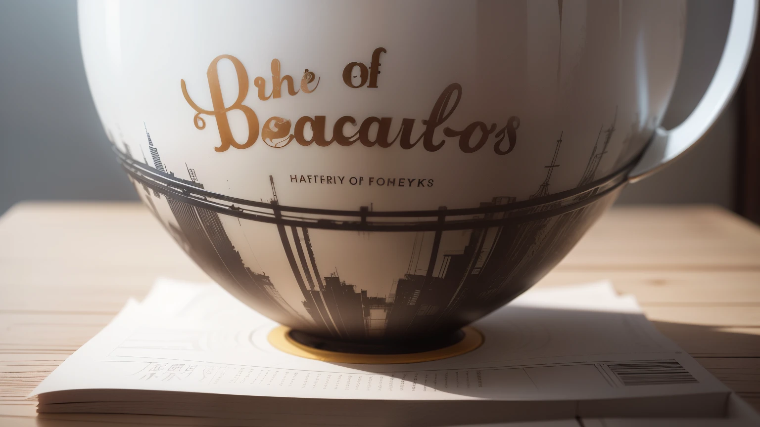50th anniversary，Presented in the form of font art, 'Heavenly Works，Ingenuity' this phrase，The design of the font should be artistic and modern，Add some representative artistic elements，Like a brush、Color Palette、Lines of the creative process, etc