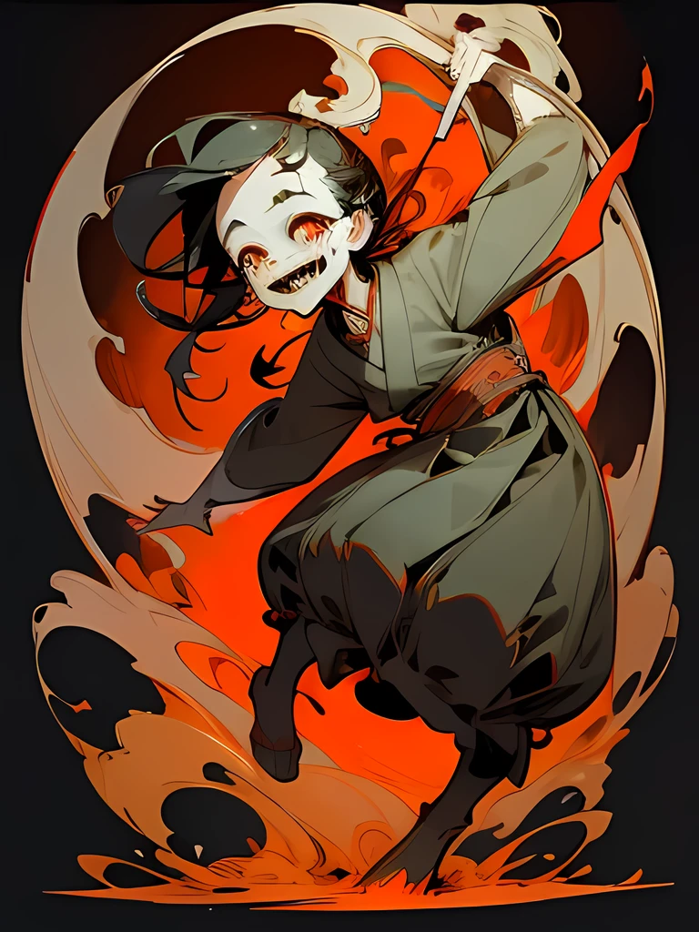 ((festival)), Outline Cool color, ((fear of jumping)), scribble, nightmare, doll-like face, cartoon style, rough sketch, Horror elements, (masterpiece), (High resolution), (super delicate), (clear), Comic book style illustrations, (drawing style), warm color, (Horror elements), Japanese painting, full body, ghost, angle, (snap shot), bugaboo, that&#39;terrible, (Spooky), Japanese carving, primitive art, old picture scroll style, old staging, Ancient mural style, crazy illustration, antique, dark atmosphere, flat illustration, crazy smile, Spooky look, Characteristic hairstyle, creative accessories, Unique atmosphere、((festival)), Outline warm color, ((Jump scares)), scribble, nightmare, doll-like face, cartoon style, rough sketch, Horror elements, (masterpiece), (High resolution), (super delicate), (clear), Comic style illustration, (drawing style), warm color, (Horror elements), Japanese painting, full body, Apparition, angle, (snap shot), bugaboo, That&#39;s horrible, (Creepy), Japanese carving, primitive art, old picture scroll style, old staging, Ancient mural style, crazy illustration, antique, dark atmosphere, flat illustration, crazy smile, Creepy look, distinctive hairstyle, creative accessories, unique atmosphere、