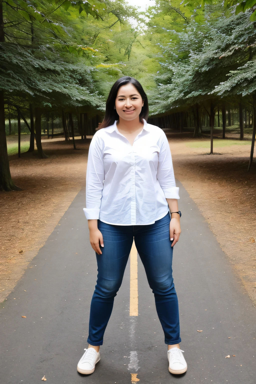 Take this picture of a person,become standing