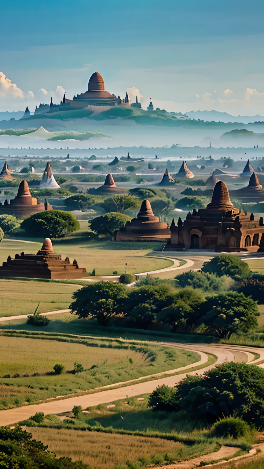 Breathtaking landscape view of Bagan