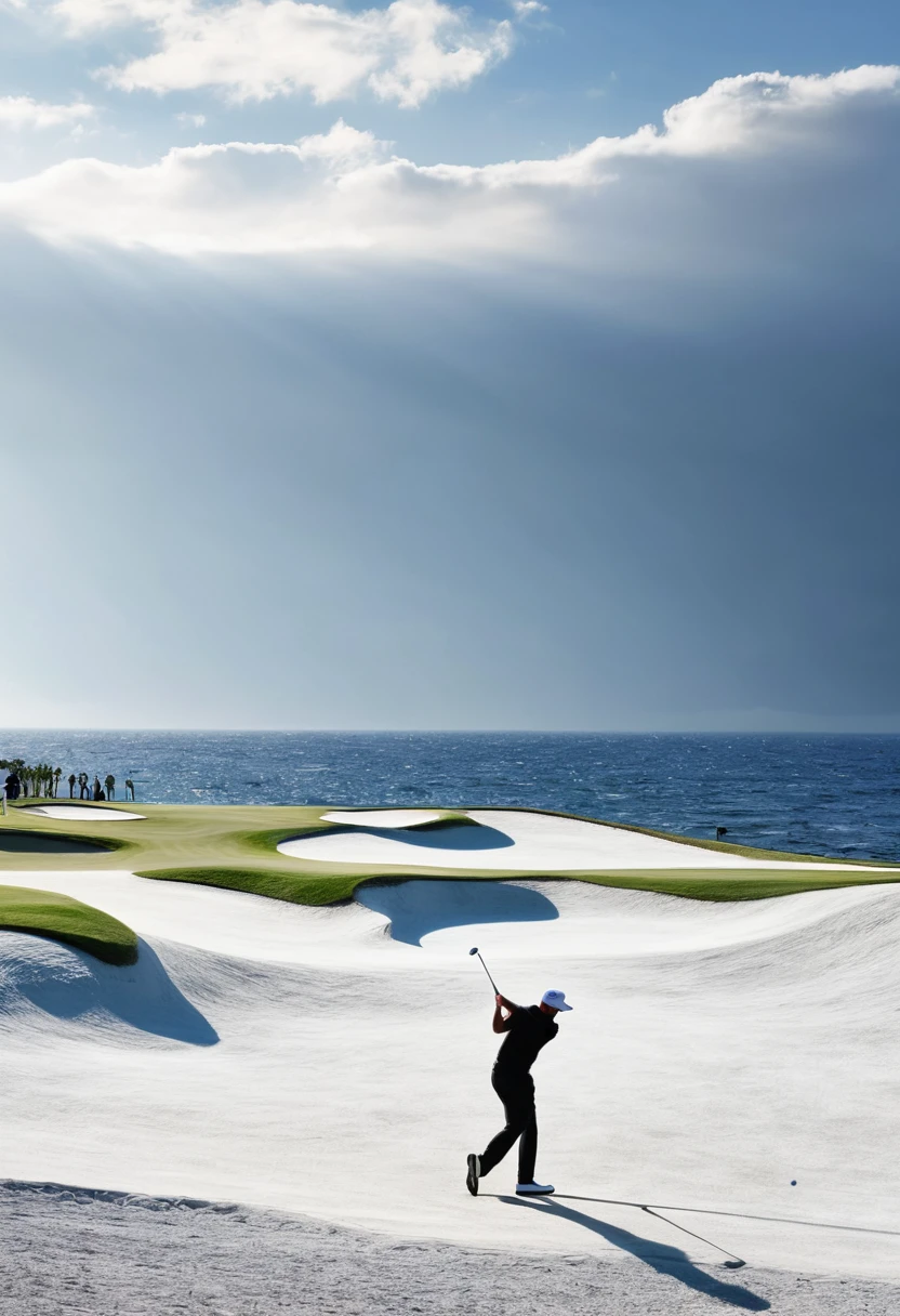 Images of golf courses, golfers' stunning swings, and the miracle of the ball
