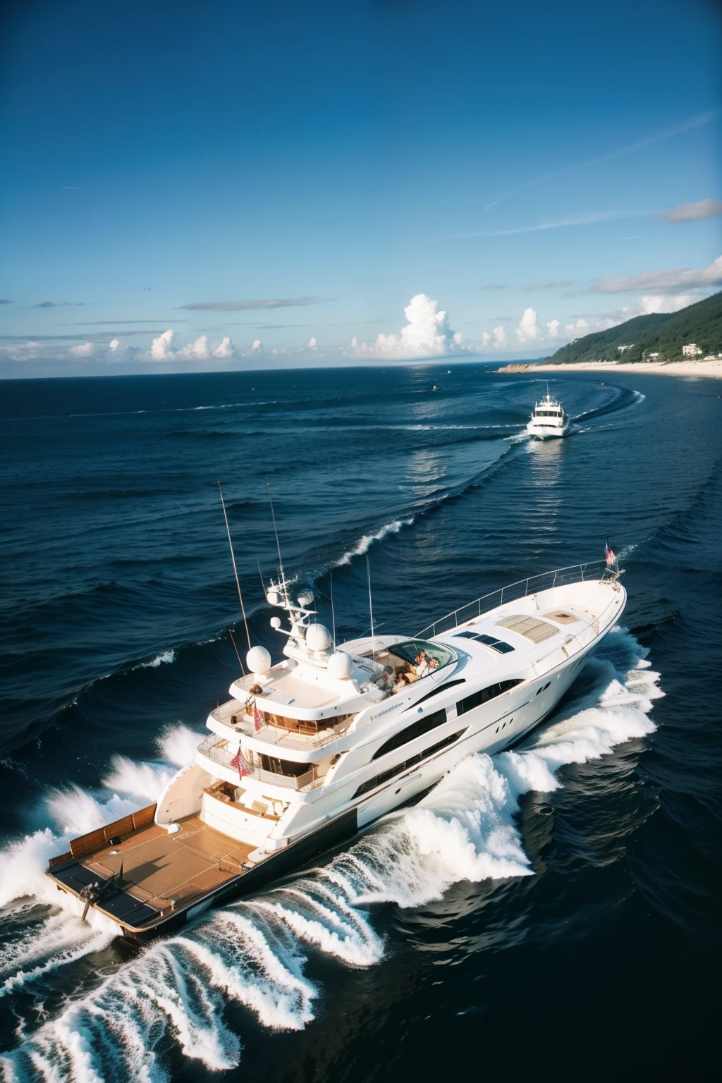 Voyage,boat in the middle of the sea,photo,Realistic