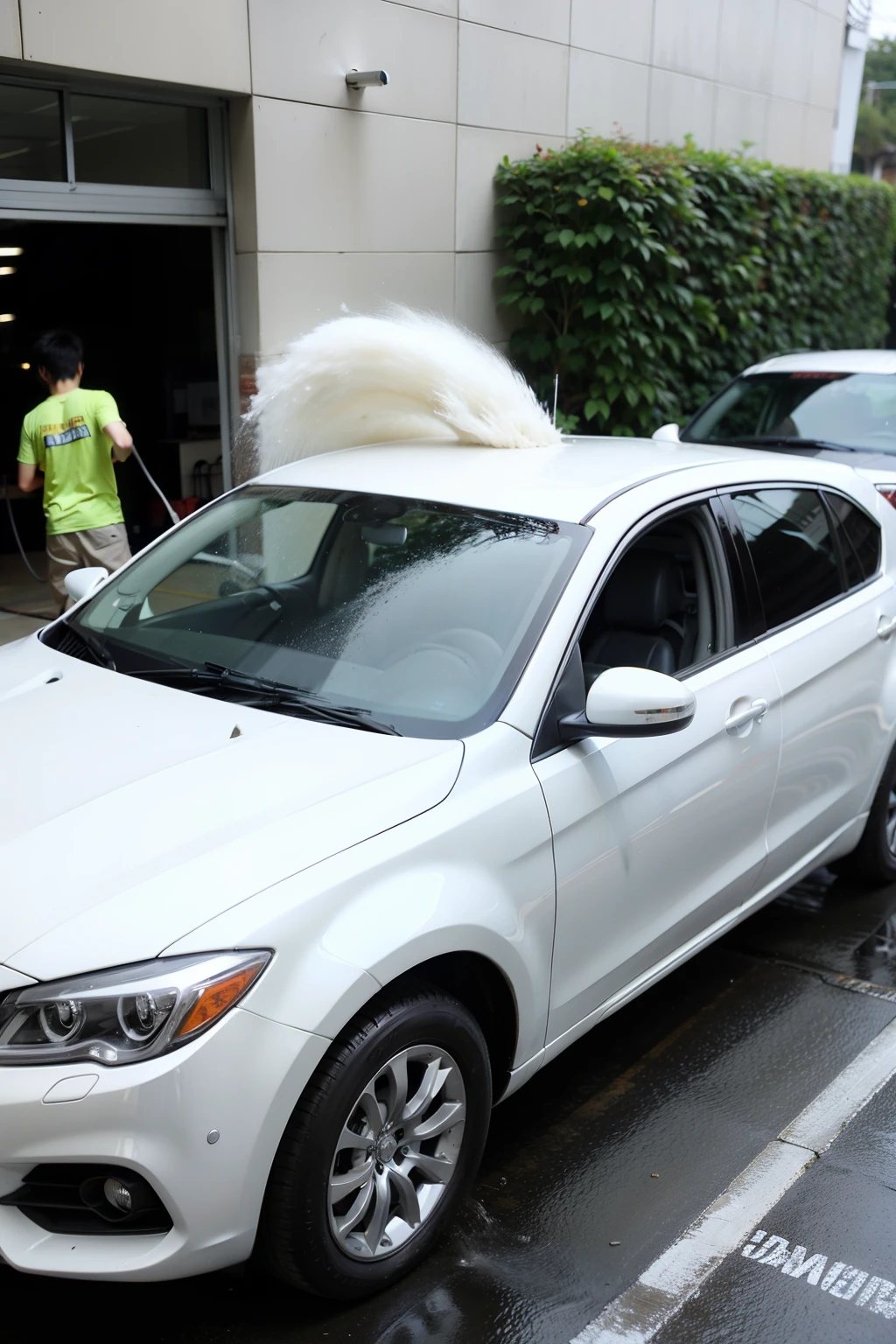 Automatic Car Wash Machine，Car wash，dense foam