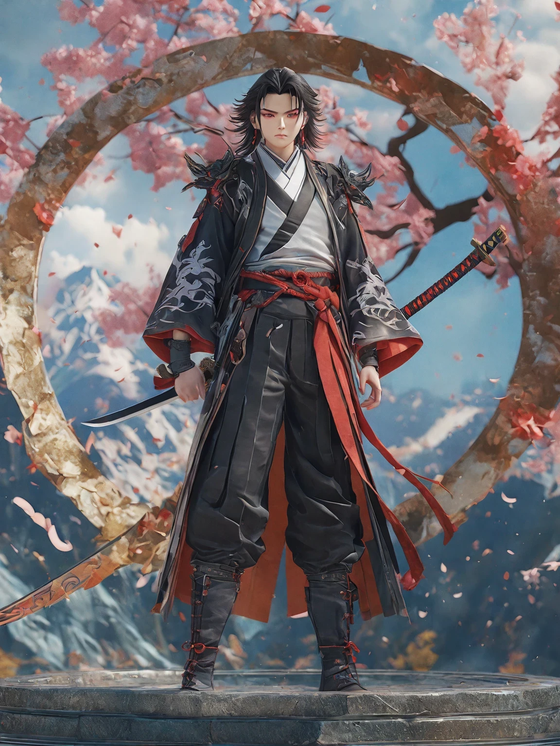 diy21,Highest quality, ultra-high definition, masterpieces, 8k, realistic, anime styled, 3d render,anime - style illustration of a woman holding a sword with butterflies flying around her, badass anime 8 k, anime style 4 k, anime art wallpaper 8 k, demon slayer rui fanart, anime art wallpaper 4k, anime art wallpaper 4 k, demon slayer artstyle, 4 k manga wallpaper, 4k anime wallpaper, anime wallpaper 4k, anime wallpaper 4 k