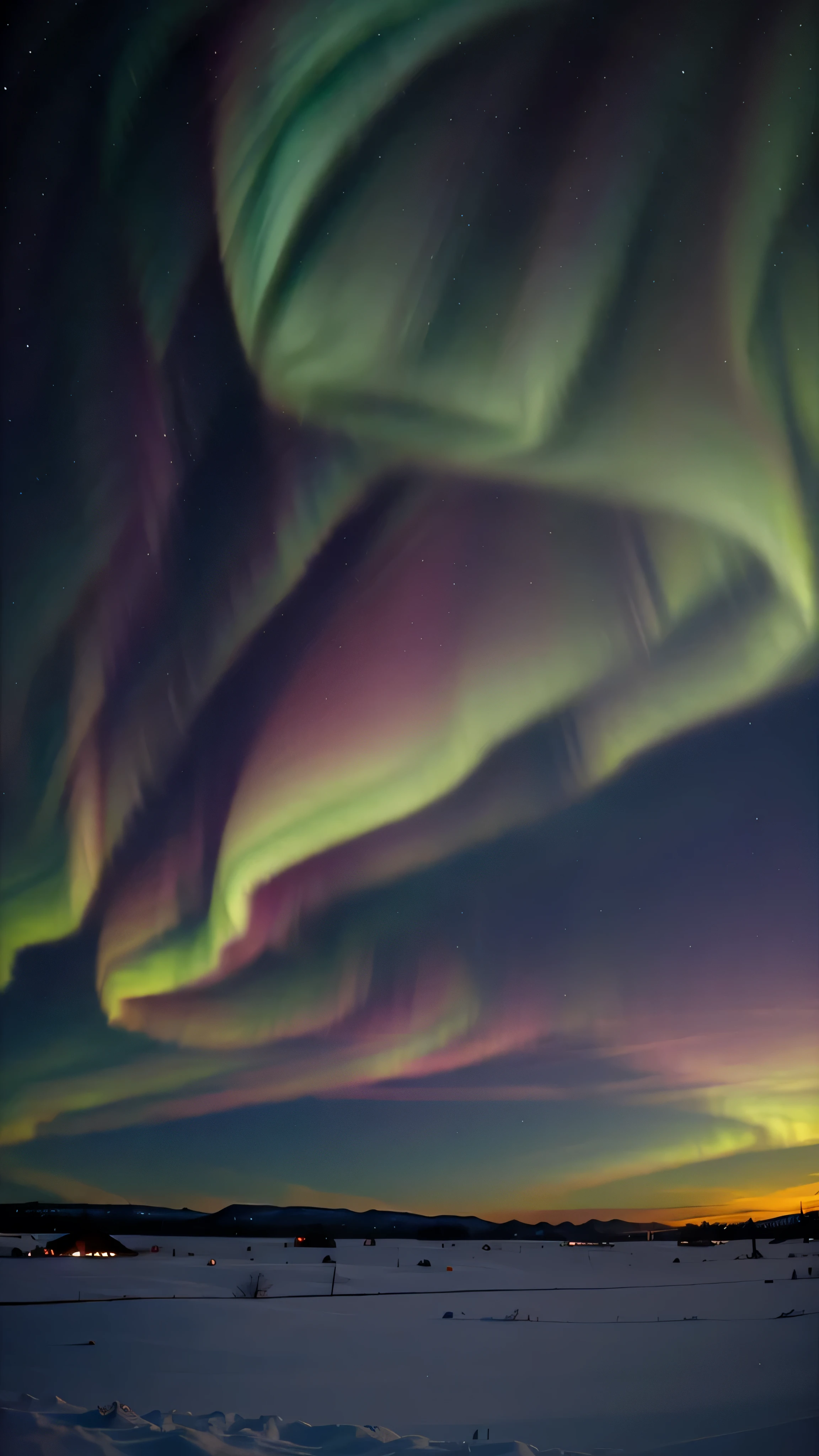 Colourful Aurora, 8k, high quality