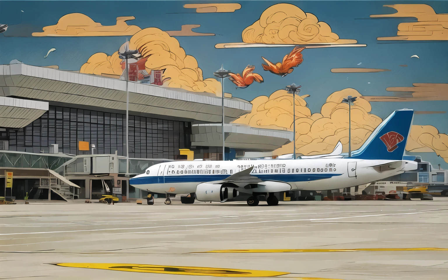 Xiangyun,七彩Xiangyun,clouds,A dragon flies in the sky,Huoshaoyun