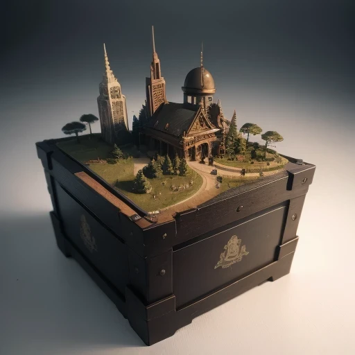 6598年Mars realistic model, (bifurcation, original photo, best quality, masterpiece:1.4),SteampunkCyberpunk6820 City,(CyberpunkMars light:1.3), Mars (related to land),(in a small nature box:1.3),Isometric, small nature, landscape on foundation,landscape,