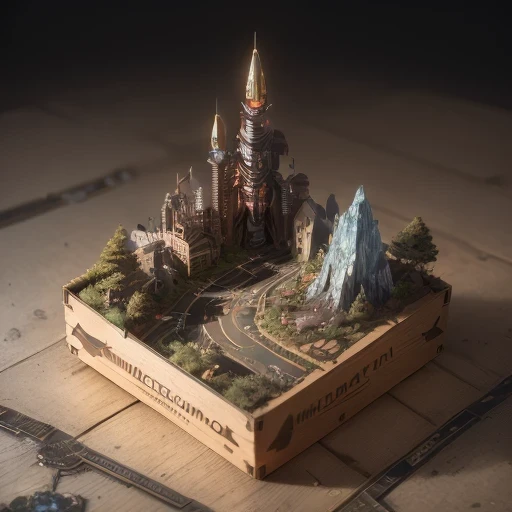 6598年Mars realistic model, (bifurcation, original photo, best quality, masterpiece:1.4),SteampunkCyberpunk6820 City,(CyberpunkMars light:1.3), Mars (related to land),(in a small nature box:1.3),Isometric, small nature, landscape on foundation,landscape,