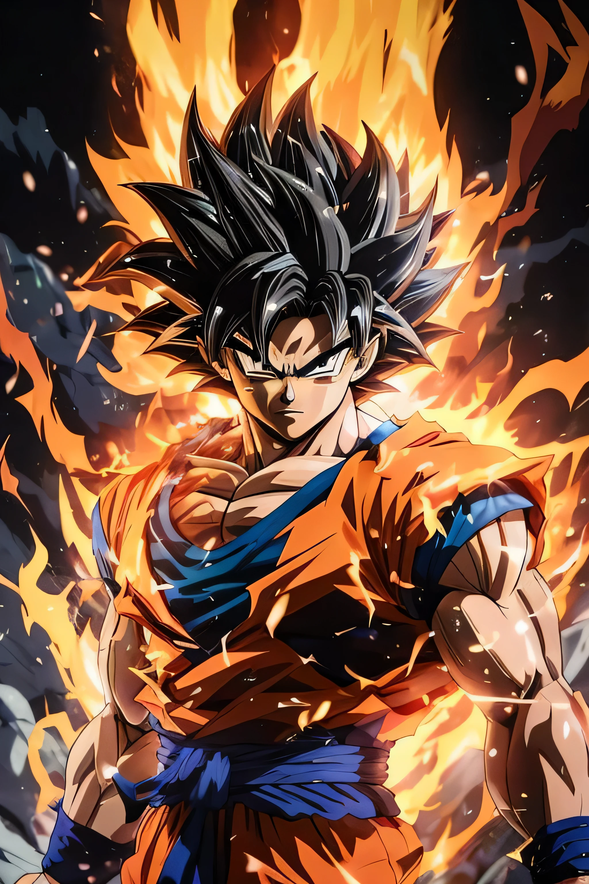 dragon ball super saiu saiu saiu saiu saiu saiu saiu saiu saiu saiu saiu saiu saiu saiu sai, son goku, human goku, goku from dragon ball, highly detailed portrait of goku, goku, portrait of goku, goku portrait, super saiyan goku, character dragonball, goku from dragon ball z